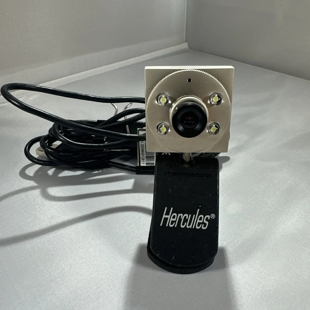 Hercules Classic Silver Webcam, 30 fps, USB 2.0
